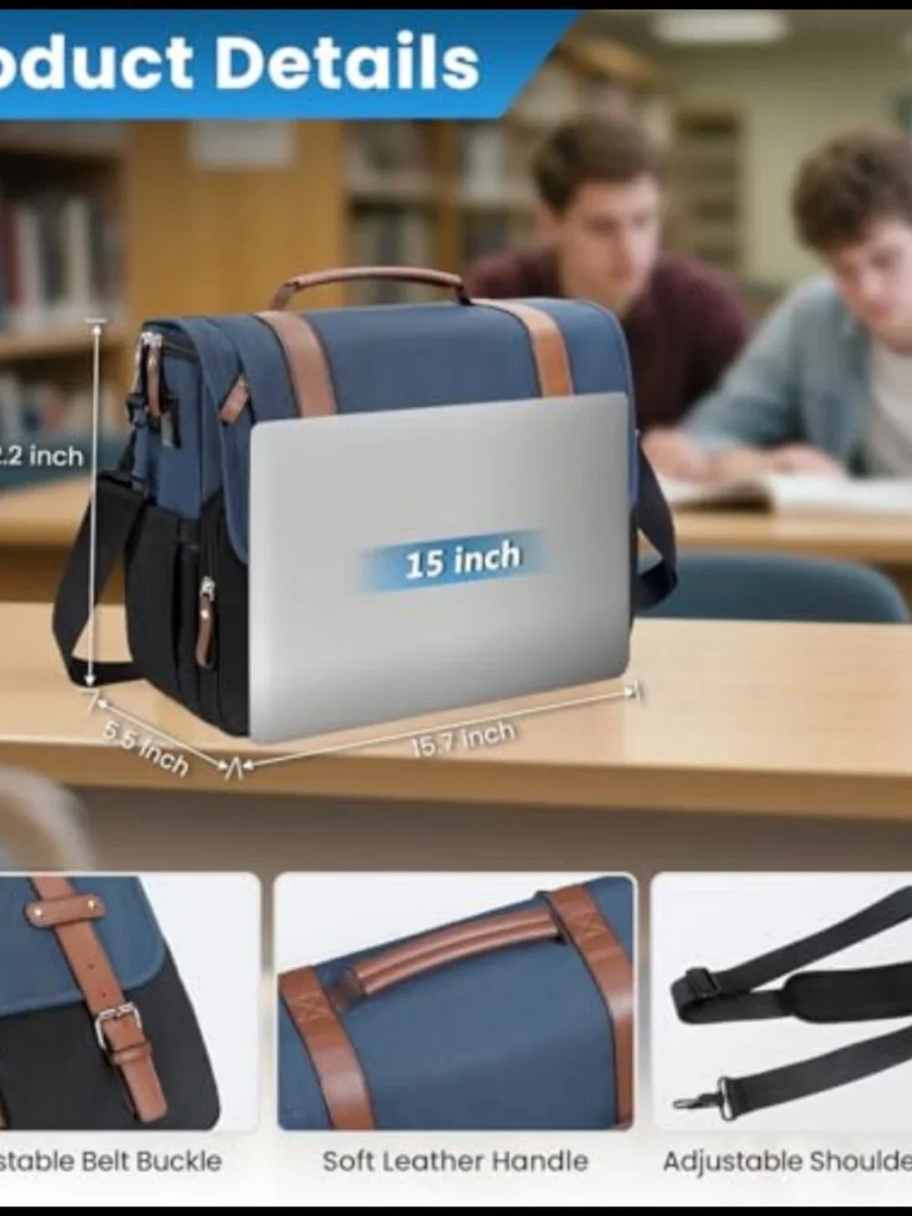 MATEIN Messenger Bag 15.6